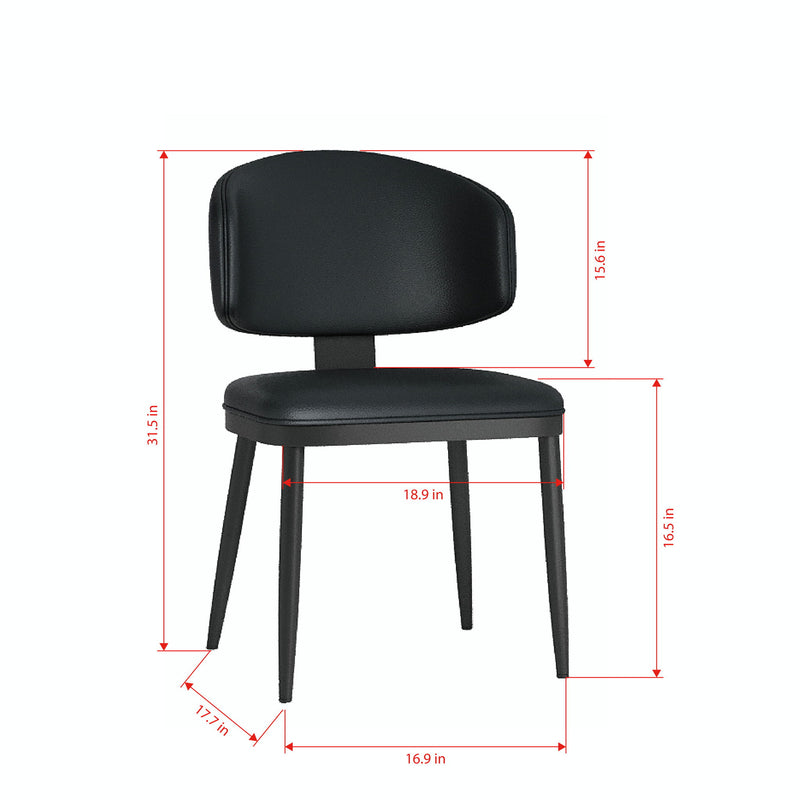 Modern Rectangular Dining Table For 6 - 8, Plated Hourglass Base