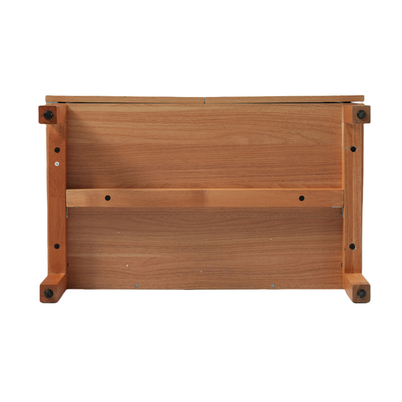 Bathroom Vanity With Sink, Minimalist Design, 45 Degrees Free Handle Doors - Antique Natural