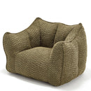 Comfortable Chenille Sofa Chairs With Highly Resilient Foam For Living Rooms And Bedrooms