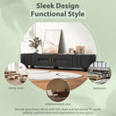 Modern TV Stand For TVs Up To 80", 2 Drawers And Cabinet