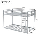 Metal Bunk Bed, Low Bunk Bed With Ladder