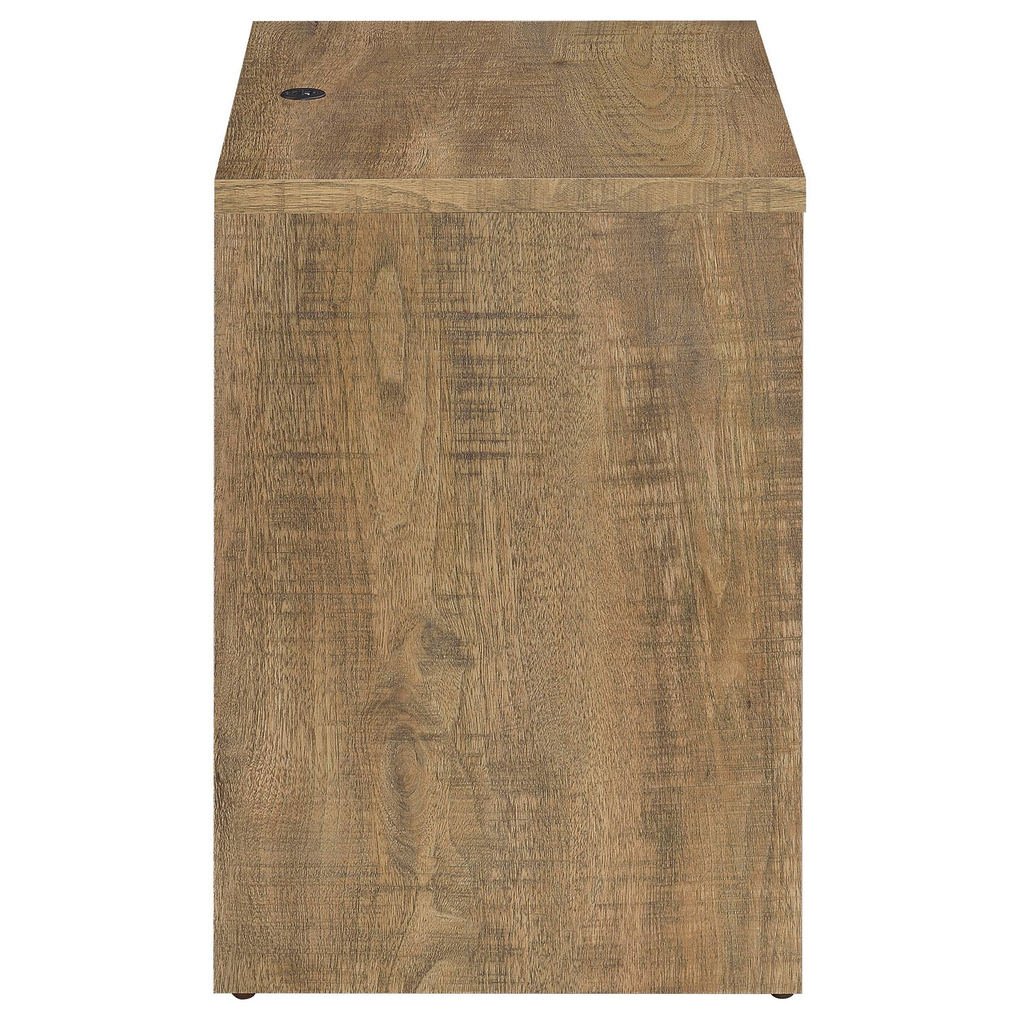 Westpark 2-drawer Nightstand LED Lights and USB Mango