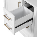 Traditional Bathroom Vanity Set With Soft Close Doors