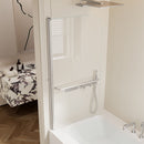 Bathtub Shower Door With 6mm Tempered Glass