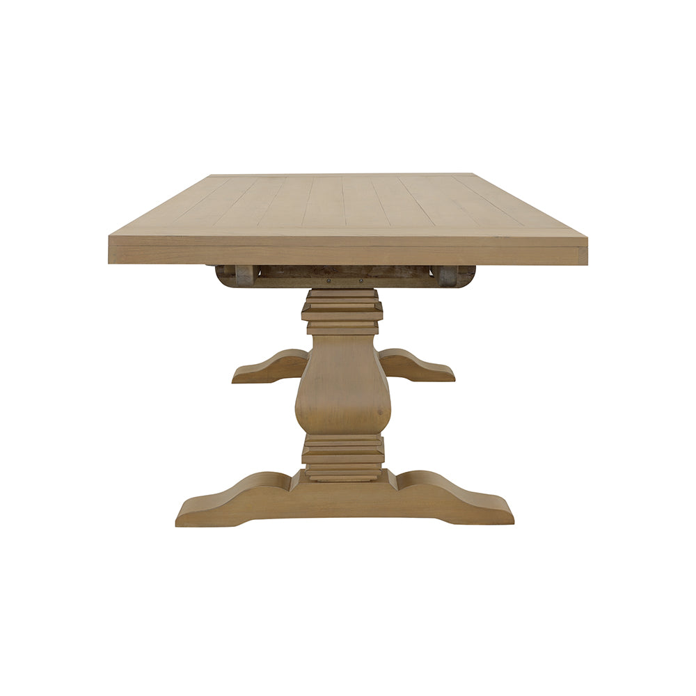Florence 126-inch Extension Dining Table Rustic Honey — view 8