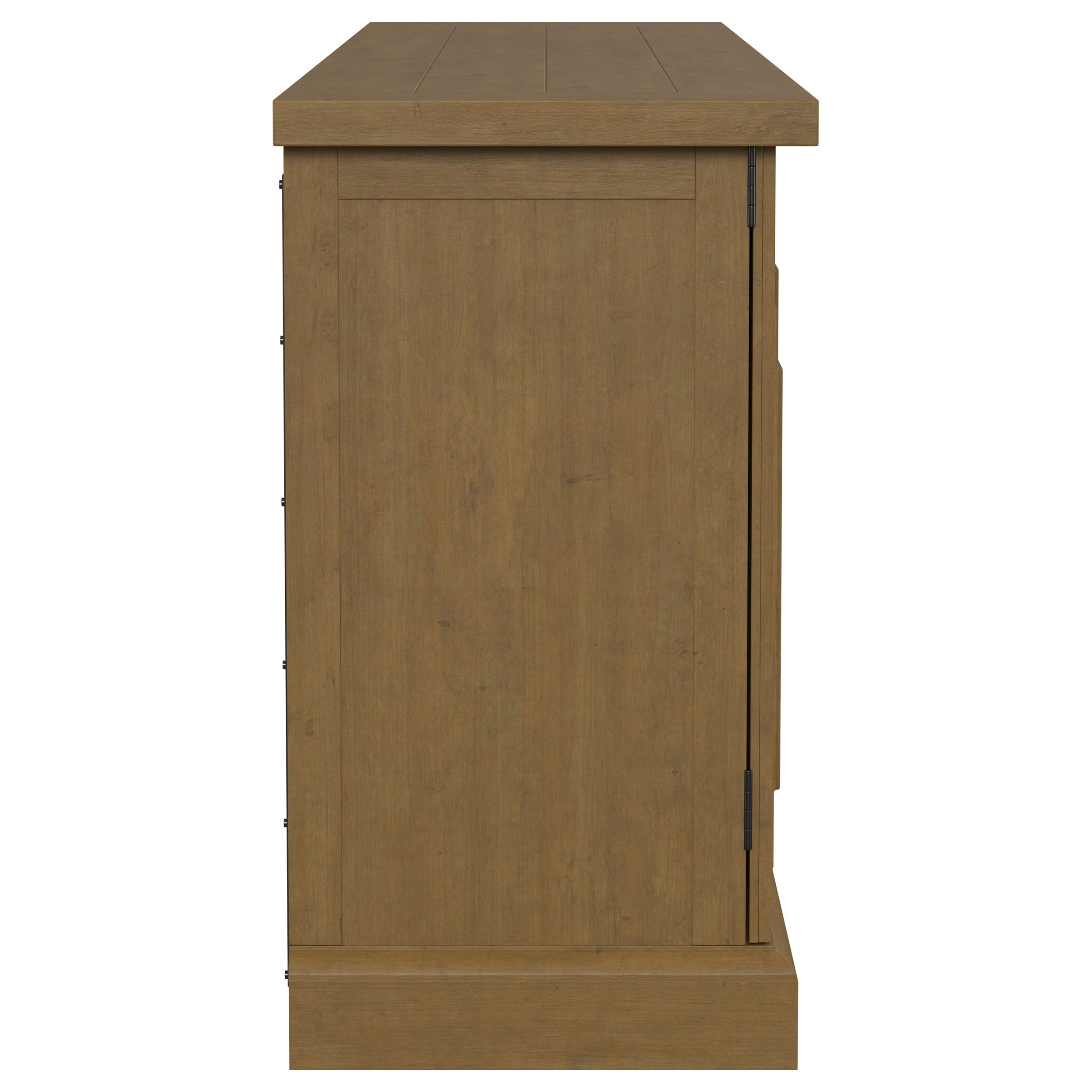 Florence 4-door Dining Sideboard Buffet Cabinet Rustic Honey — view 10