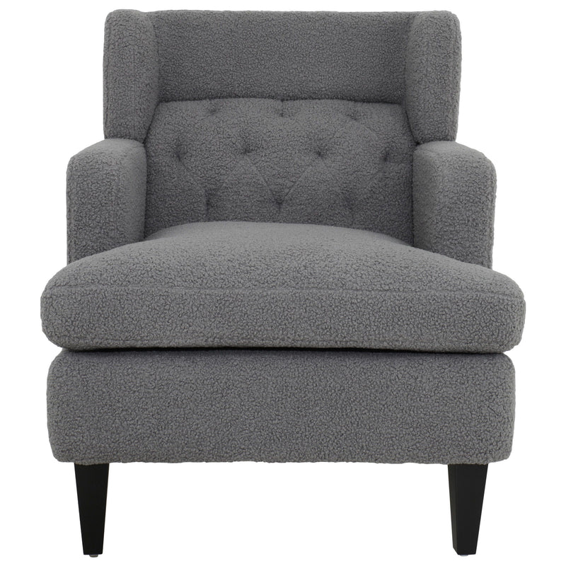 Upholstered Accent Chair Tufted Armchair For Living Room And Bedroom