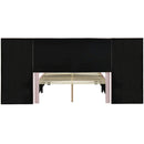 Upholstered Platform Bed With Big Headboard