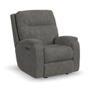 Penn - Power Rocking Recliner With Power Headrest & Lumbar - Dark Gray - Atlantic Fine Furniture Inc