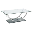 Danville - Glass Top Coffee Table Set