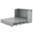 Murphy Wall Bed With Drawer And A Set Of Sockets & USB Ports, Pulley Structure Design