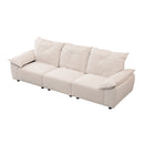 Modern Sofa With Removable Pillowcase And Backrest