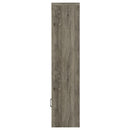 Burke - 3-Shelf Engineered Wood Media Tower - Gray Driftwood - Atlantic Fine Furniture Inc