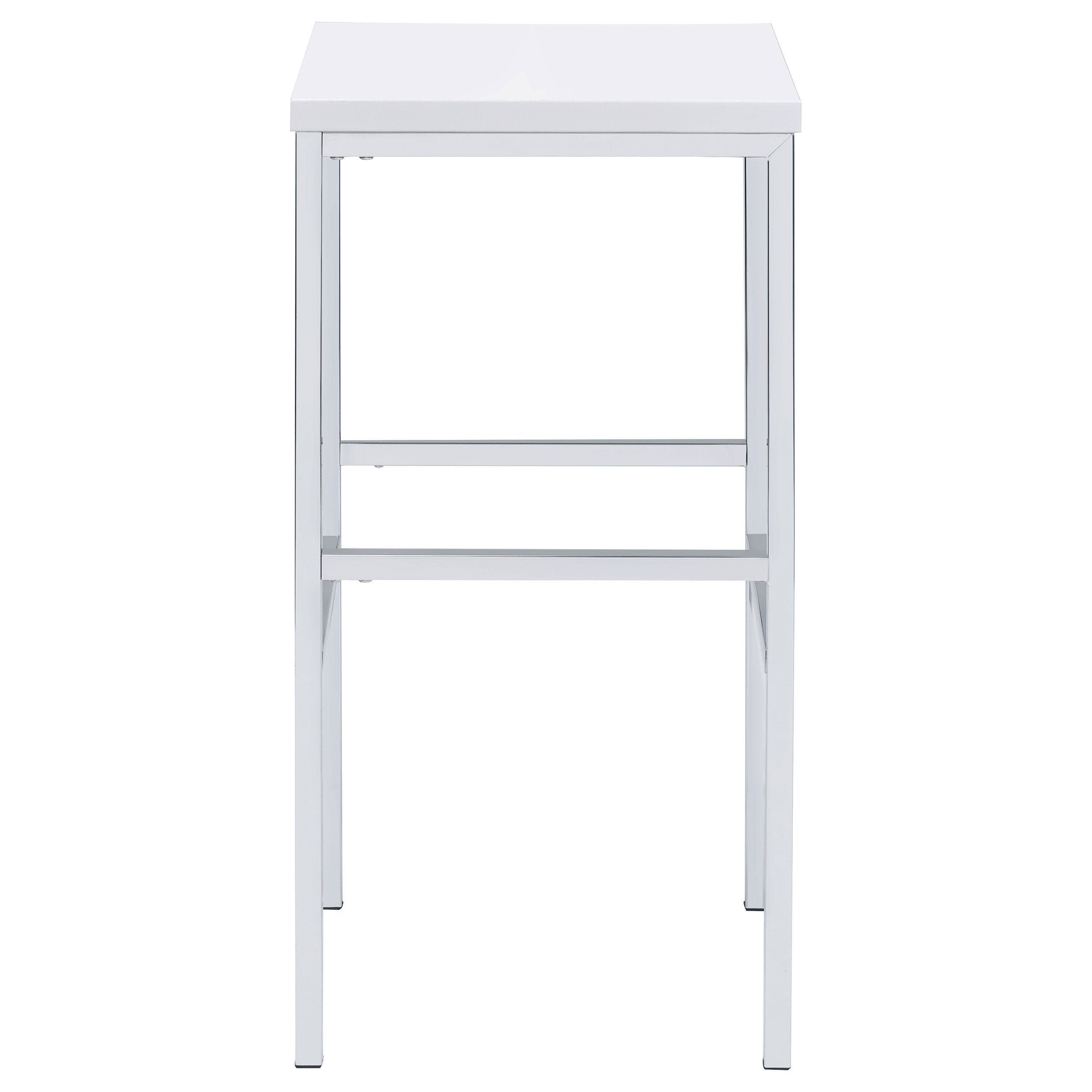Natividad 5-piece Pub Height Bar Table Set White High Gloss — view 8