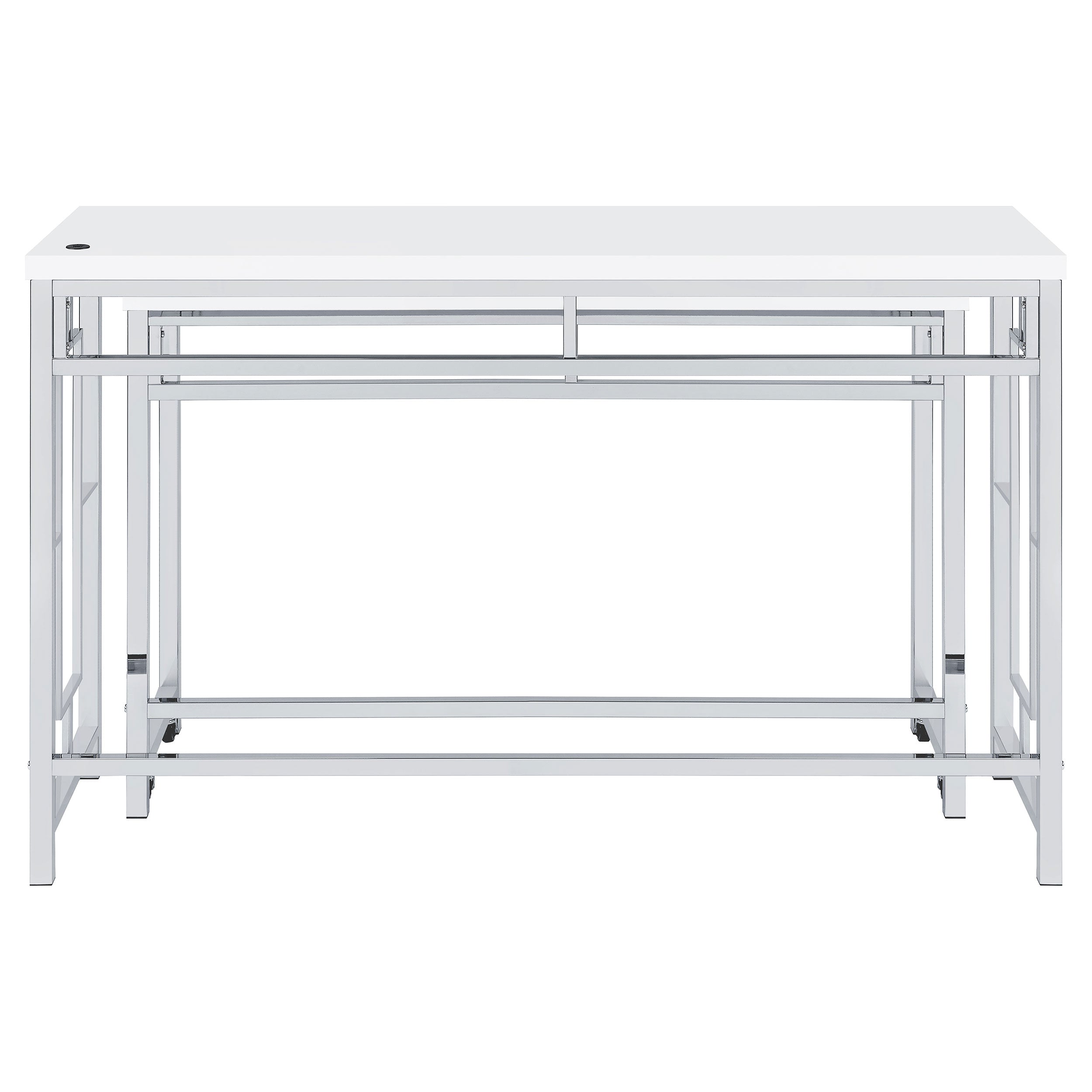 Jackson 4-piece Multipurpose Counter Height Table Set White — view 7