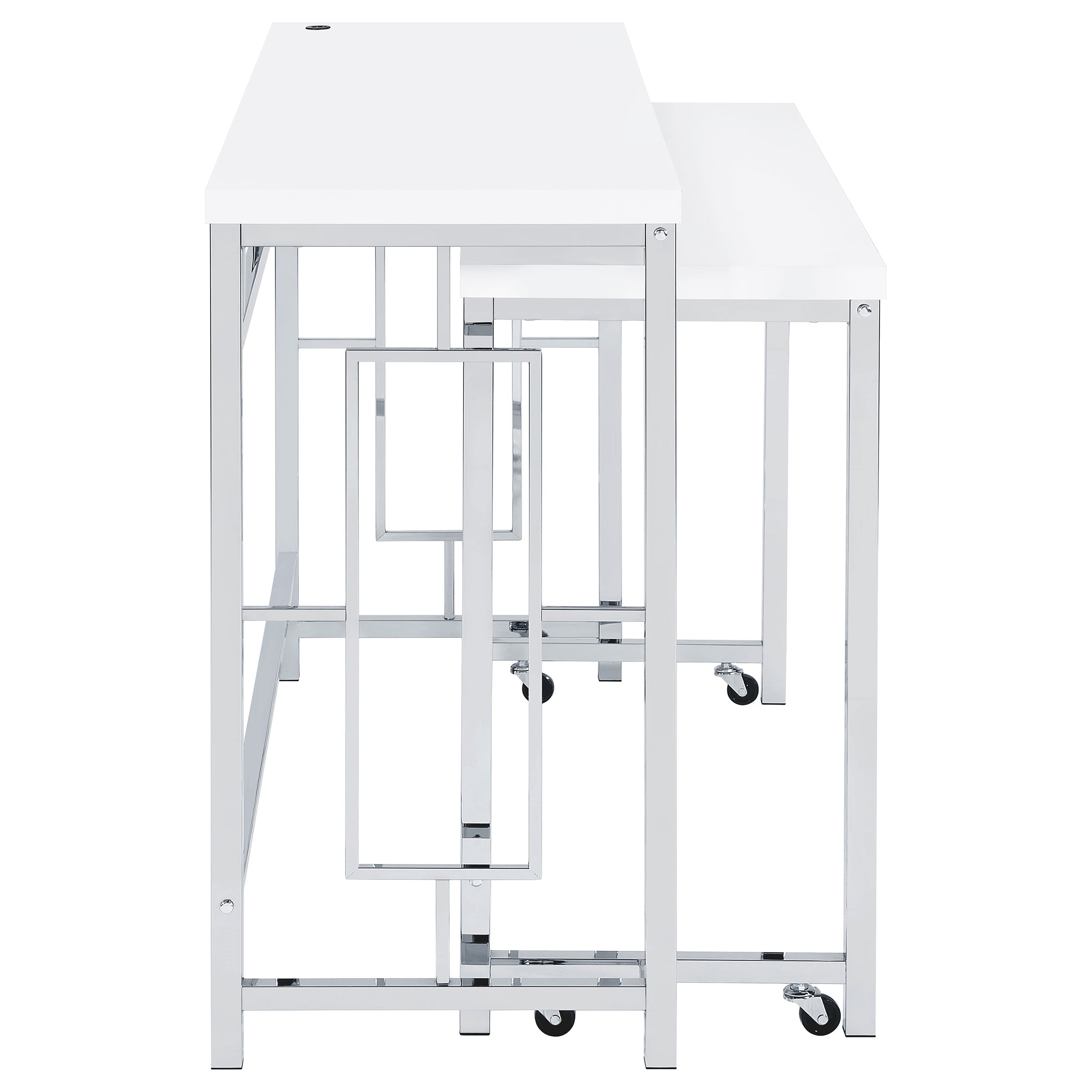 Jackson 4-piece Multipurpose Counter Height Table Set White — view 8