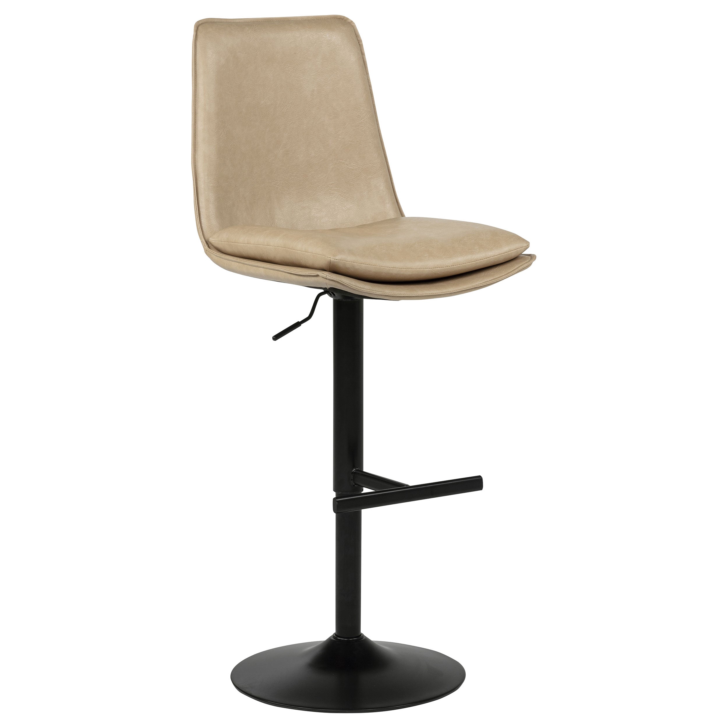 2027 Adjustable Bar Chair Tan / Black  — view 1