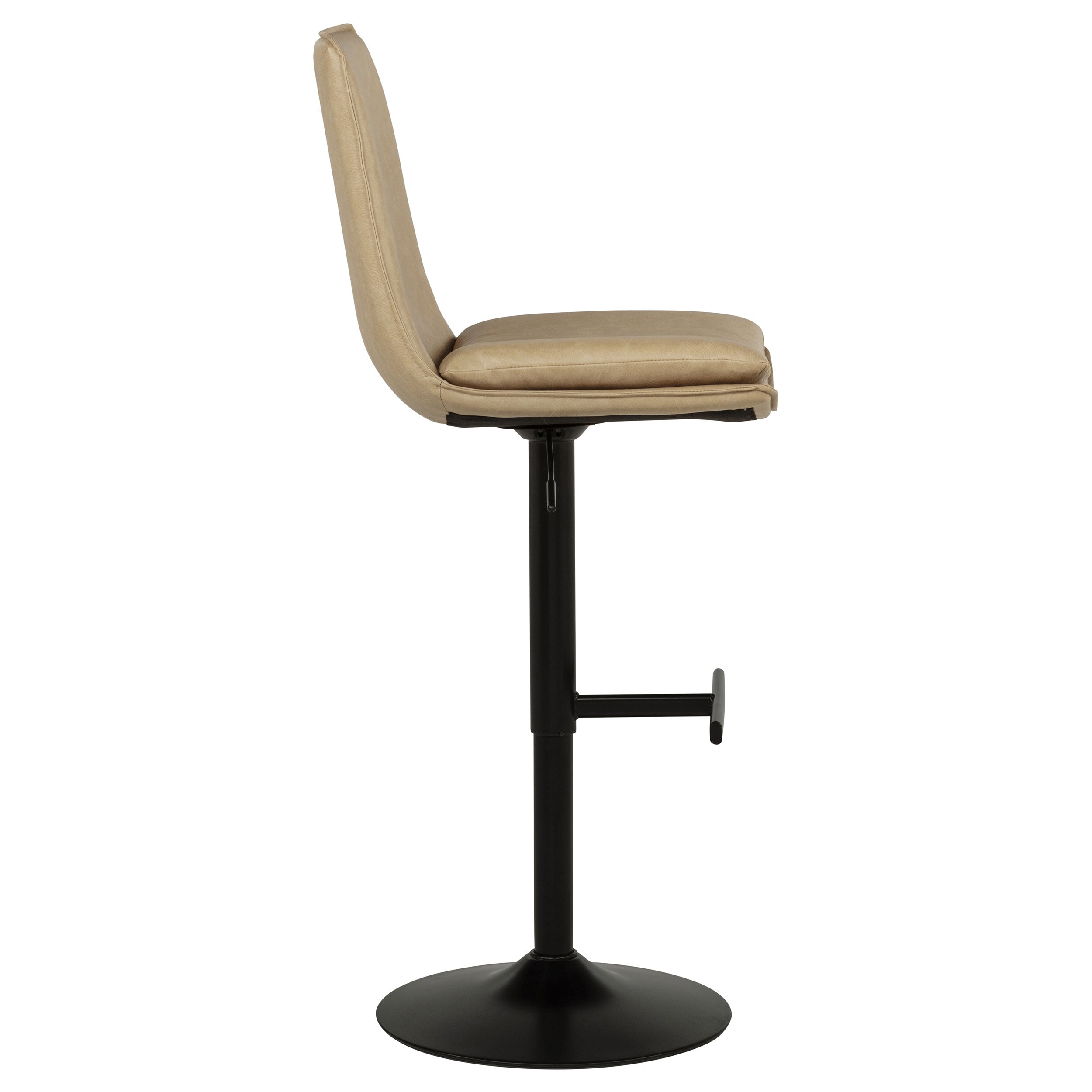 2027 Adjustable Bar Chair Tan / Black  — view 10