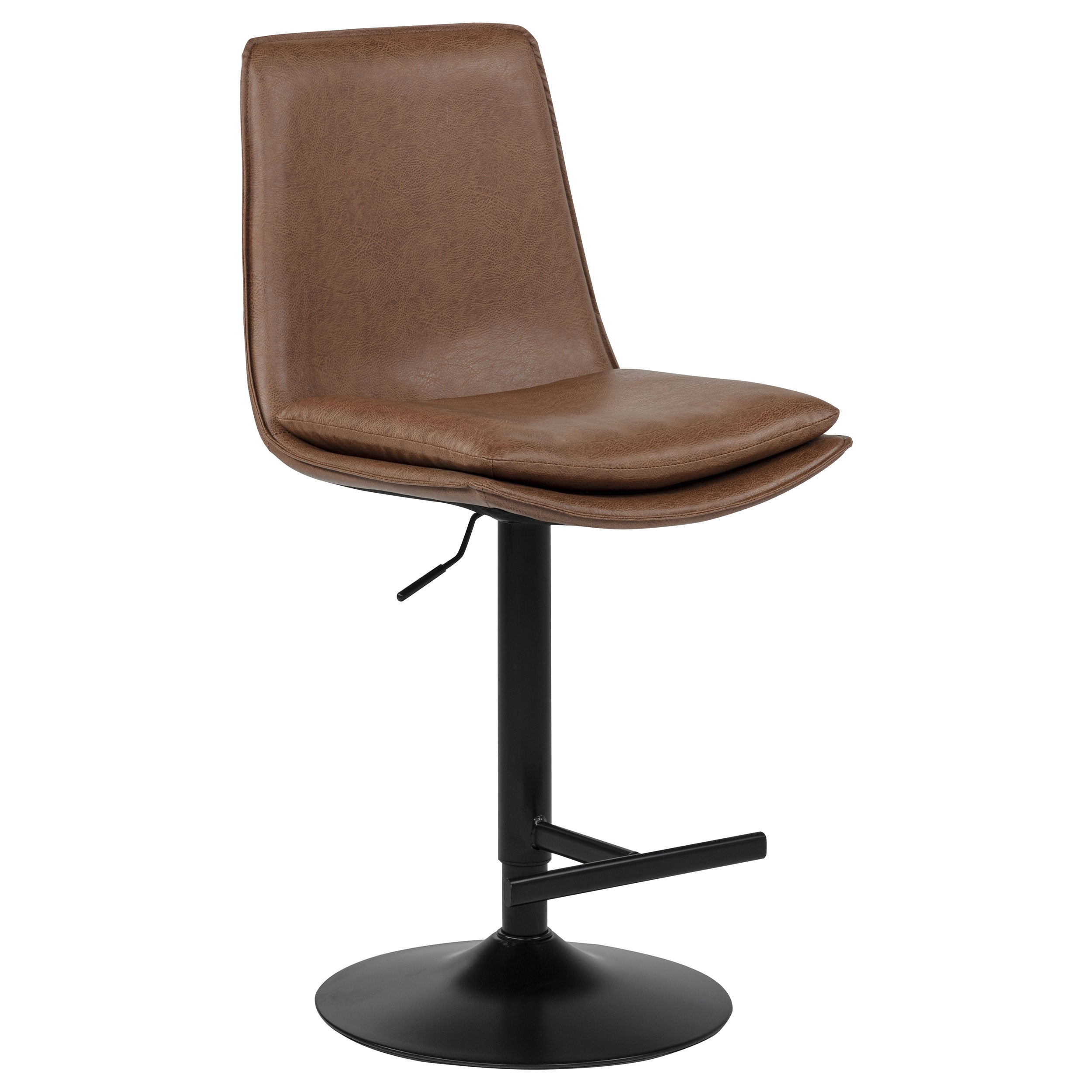 2027 Adjustable Bar Chair Coffee / Black  — view 3