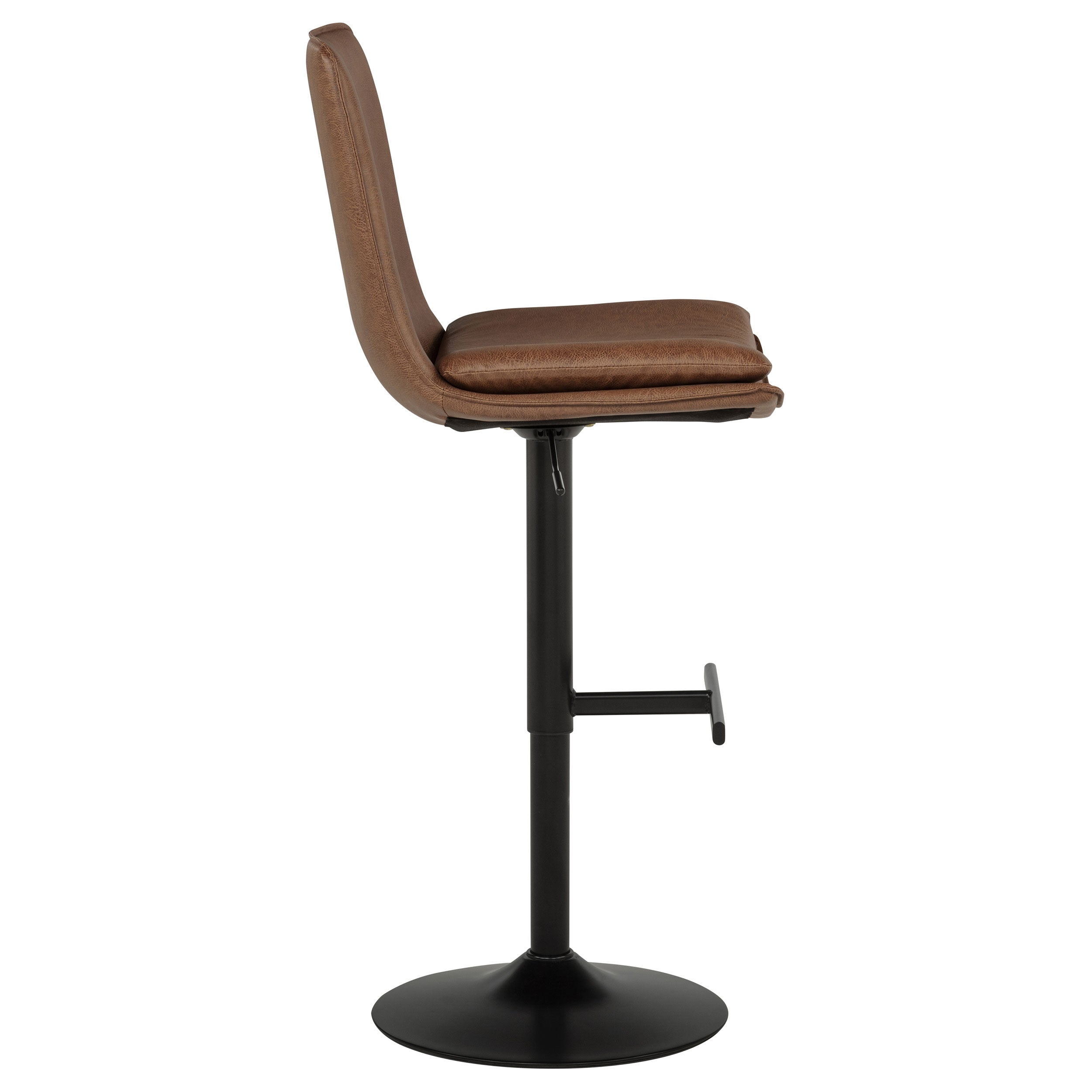 2027 Adjustable Bar Chair Coffee / Black  — view 10