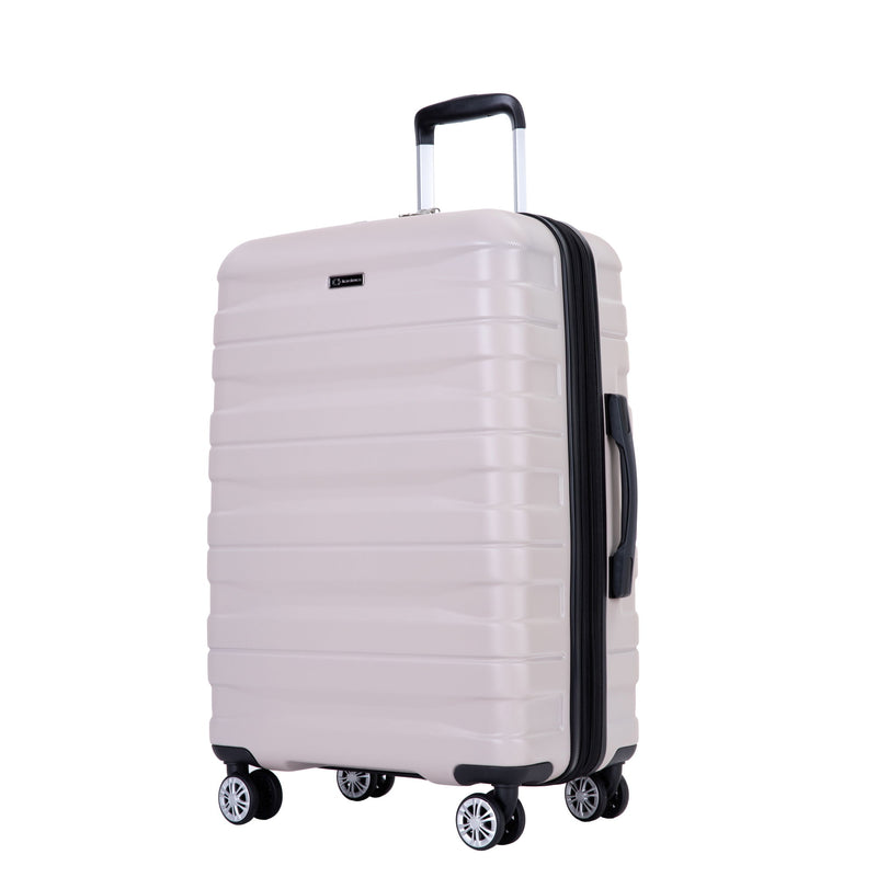 Luggage Set Of 5 Pieces, Expandable Hard Pc Luggage Set With Tsa Lock For Rotating Wheels