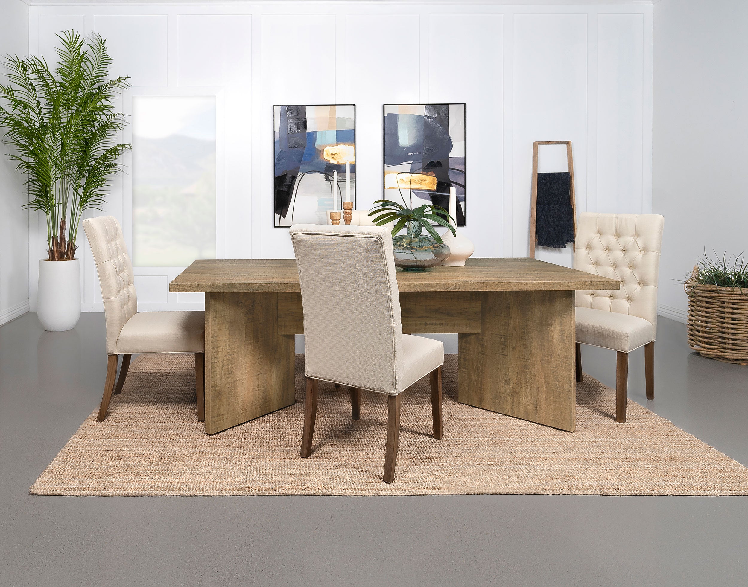 Jamestown 84-inch Composite Wood Dining Table Mango — view 8