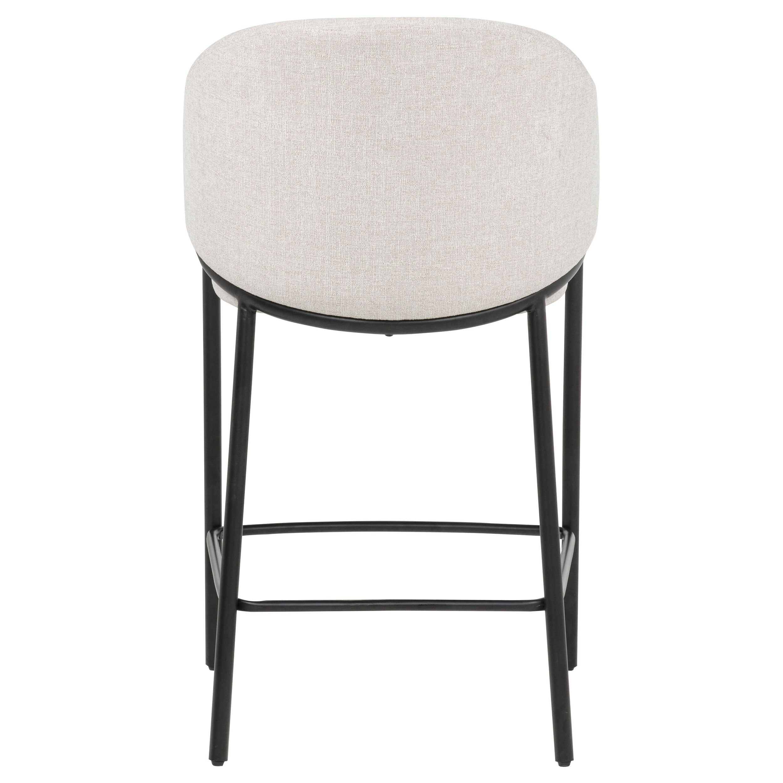Chadwick Fabric Upholstered Counter Height Chair Beige (Set of 2) — view 7