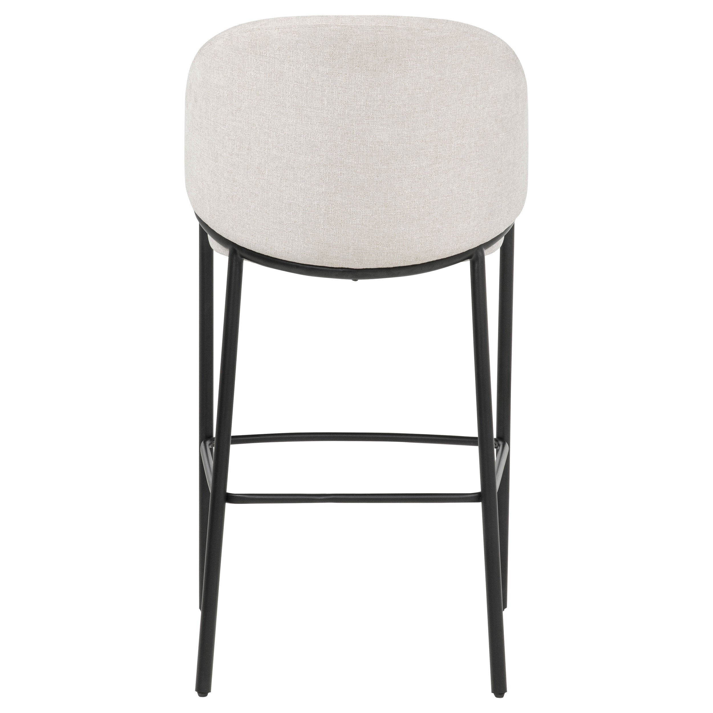 Chadwick Fabric Upholstered Bar Chair Beige (Set of 2) — view 7
