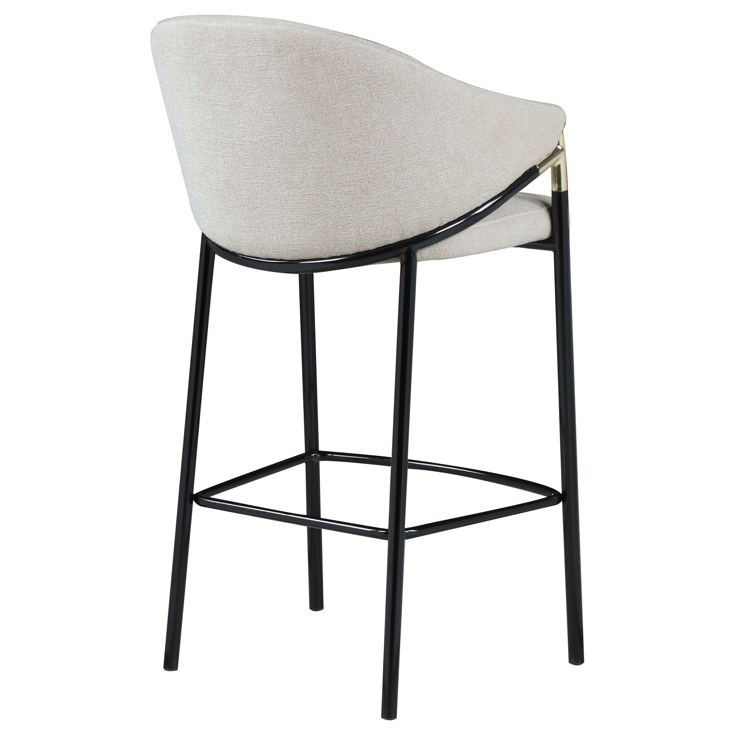 Chadwick Fabric Upholstered Bar Chair Beige (Set of 2) — view 9