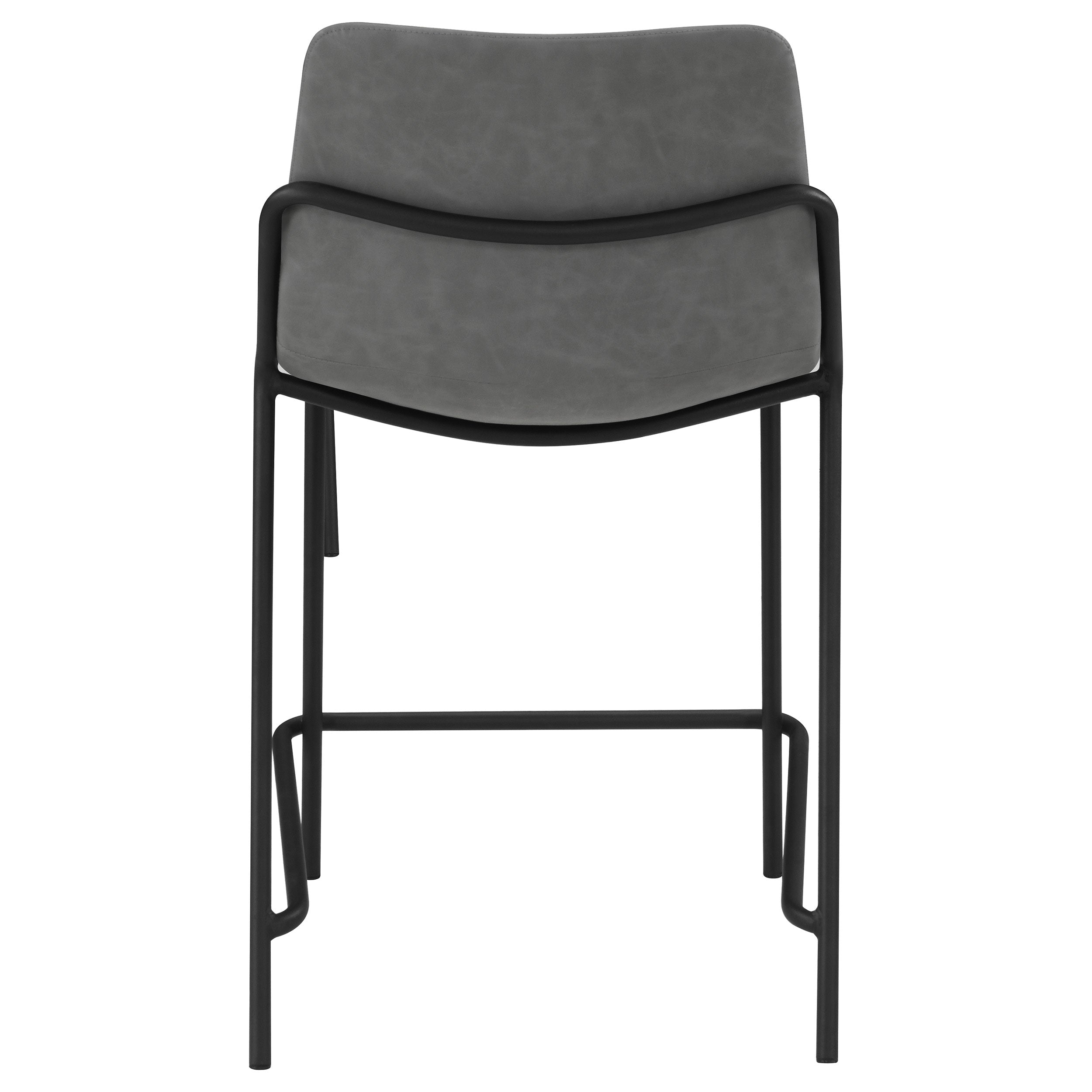 Earnest Upholstered Counter Chair Grey (Set of 2) — view 8