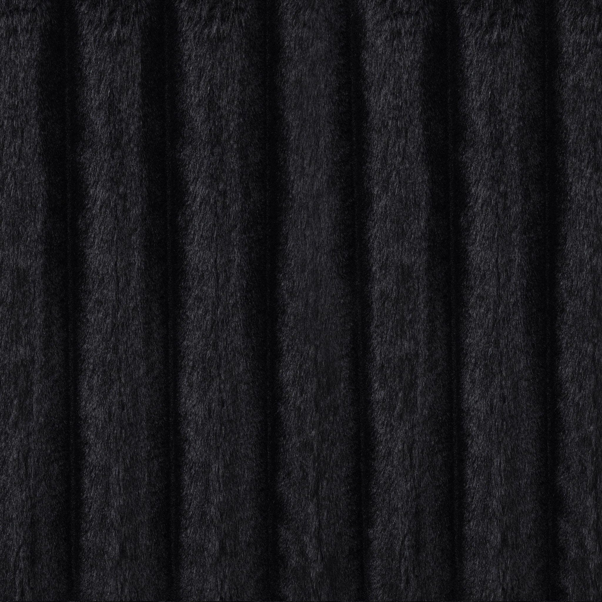 Jacana Corduroy Upholstered Dual Power Chaise Sofa Black