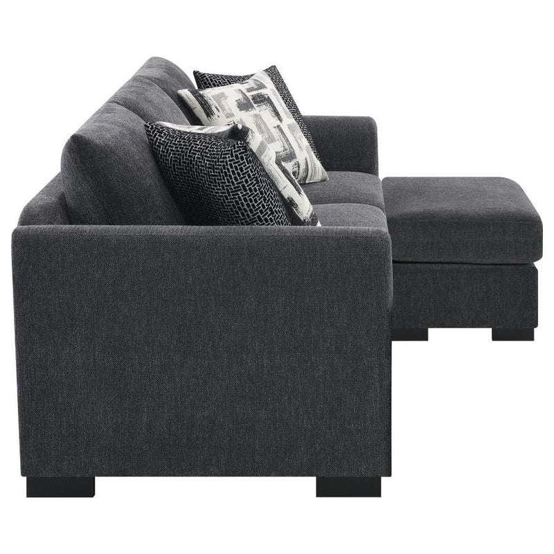 Storey - Upholstered Sleeper Sectional Chaise Sofa