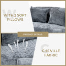 Bean Bag Lazy Sofa, Durable Comfort Lounger High Back Bean Bag Chair Couch