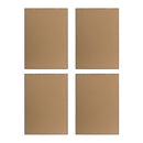 Botanical Flower Wall Art, Home Decor For Living Room Dining Room, Bedroom, Hallway (Set of 4) - White / Blue