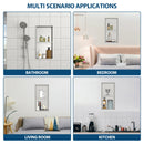 Modern Stainless Steel Shower Niche Double Shelf For Bathroom