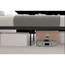 Ceres - Metal Bed With Wood Headboard & Footboard