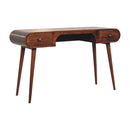 London - Arch Writing Desk - Dark Brown