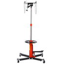Hydraulic 2 Stage Transmission Jack, Swivel - Red