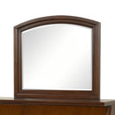 Meade - Arch Mirror With Low Distortion Glass - Dark Cherry