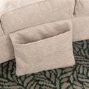 Massage Chaise Lounge Indoor With Remote Control, Ergonomic Electric Massage Lounger