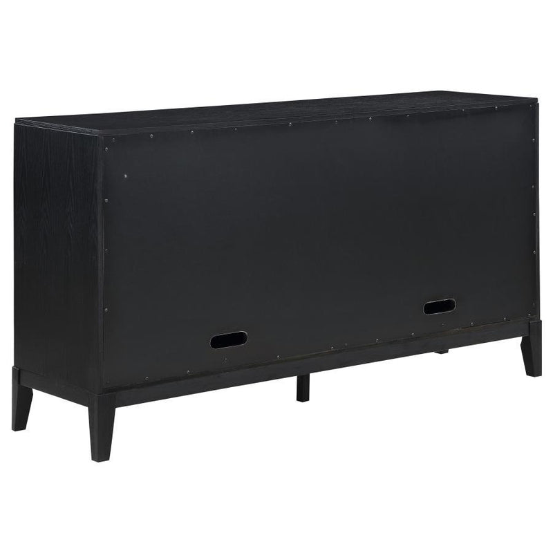 Brookmead - 4 Door Sideboard Buffet Storage Cabinet - Black