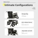 Lightweight Foldable Transport Wheelchair For Adults,Square Tube Design