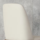 Modern Dining Chairs, Wooden Legs (Set of 2) - Gray