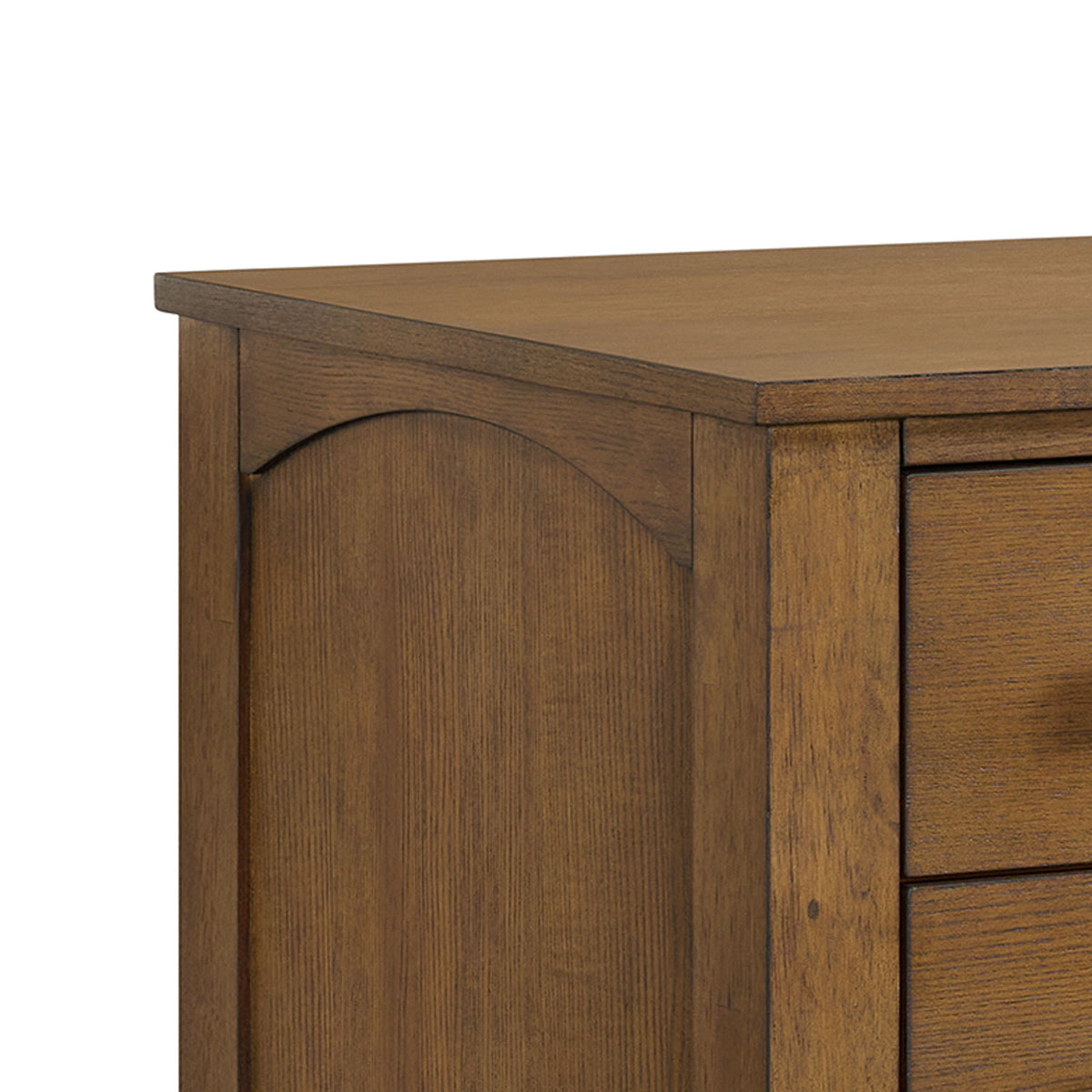Portico File Cabinet in Brown Oak by Elements International, view 2