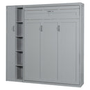 Murphy Wall Bed With Shelves, Wardrobe And LED Lights