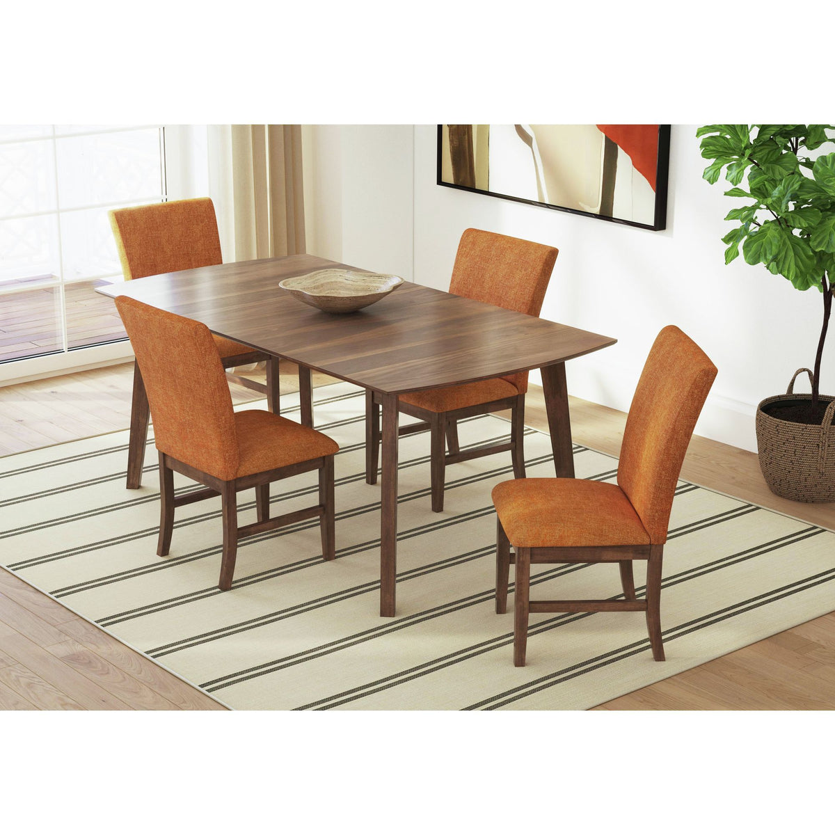 Santa Barbara Standard Height Dining Set in Blue by Elements International, view 17