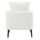 Modern Accent Upholstered Armchair With Pillow