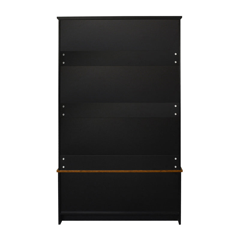 Modern Hall Tree With 3 Shelves And Drawers, Storage Bench