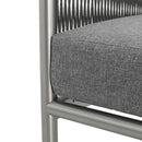Hargrove - Club Chair - Silver / Gray