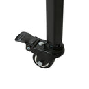 Modern Industrial Bar Cart With Shelving And Casters